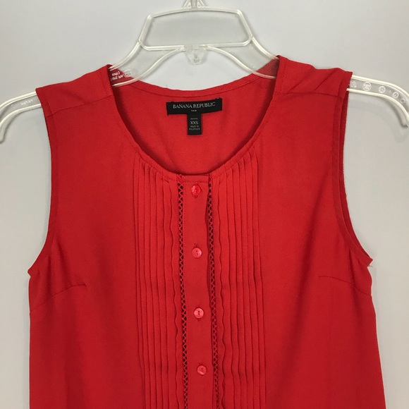 Banana Republic Button Down Blouse Petite - Picture 2 of 5